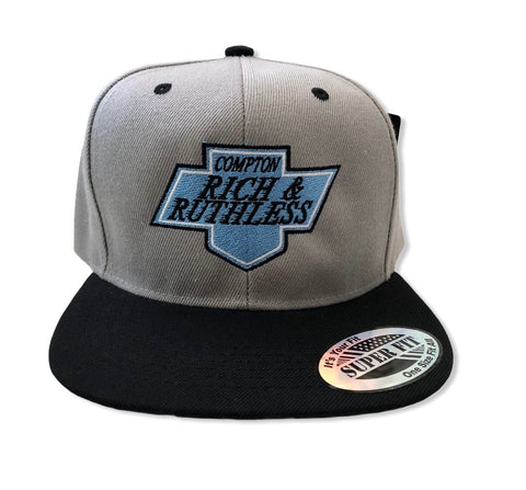 Compton Rich & Ruthless Kings (Snapback Gray/Black)