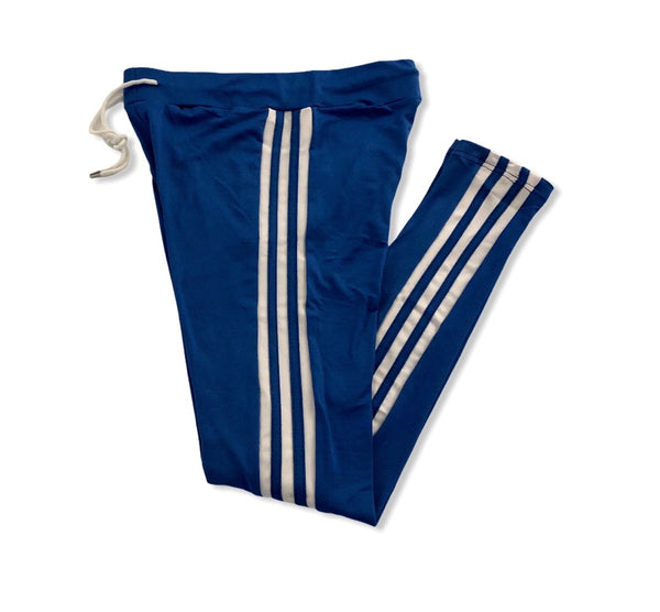 Side Stripes ~ Hoodie & Leggings Set Blue