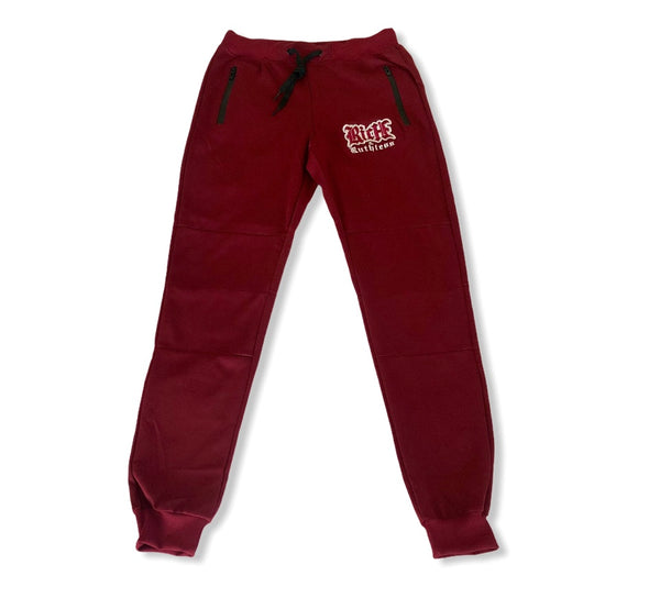Rich & Ruthless Active Sweat Suit - Burgundy
