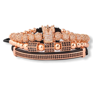 1ofaknd Royalty Collection ~ Pink bracelet set