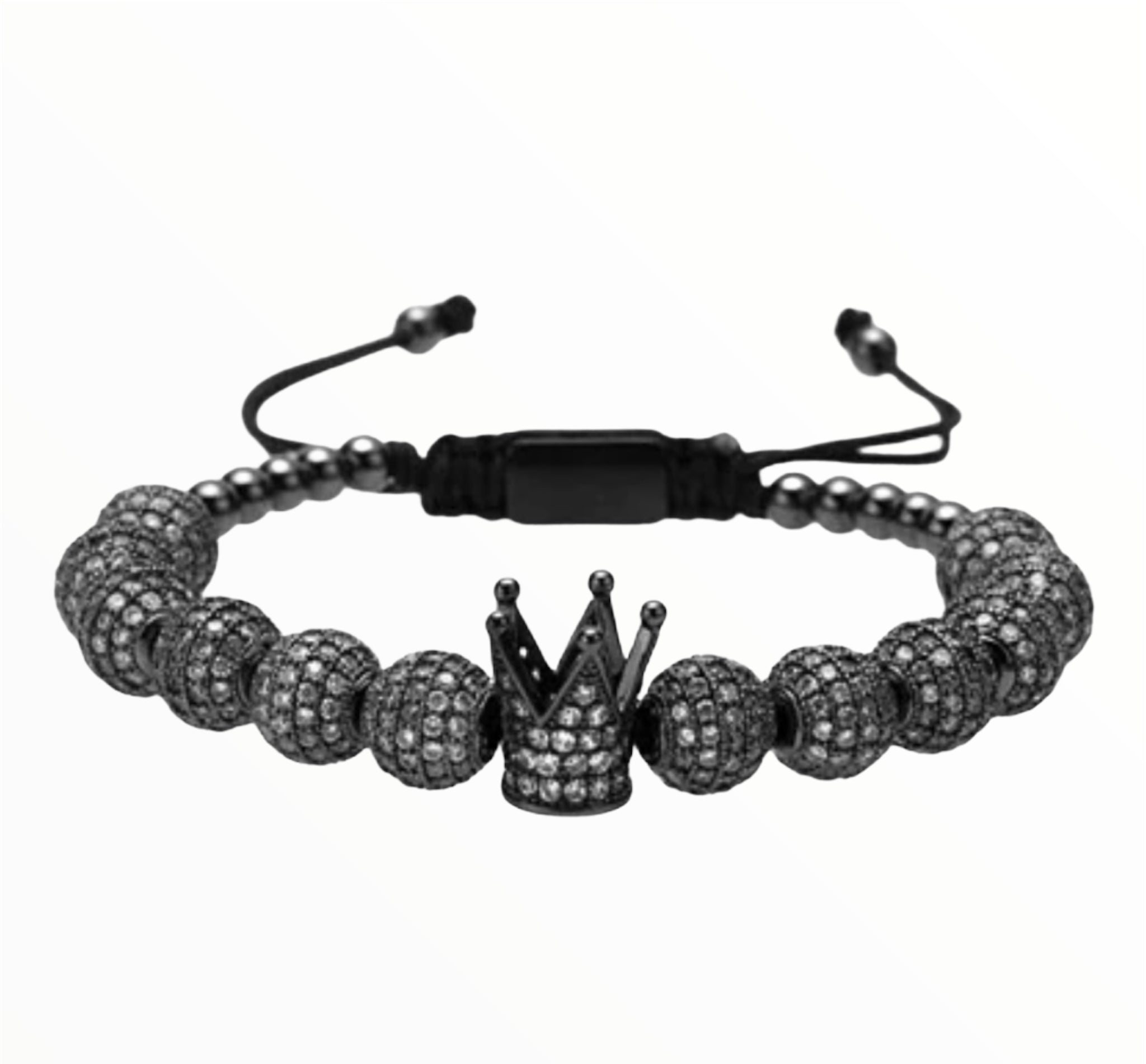 1ofaknd Royalty Collection ~ Black Crown bracelet