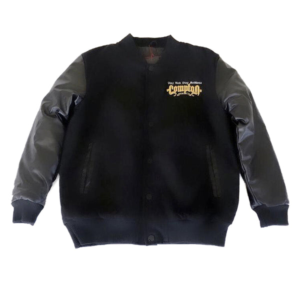 Stay Rich Stay Ruthless (Letterman Jacket Black)